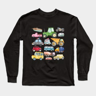 Cars, Trucks and Vehicles! Long Sleeve T-Shirt